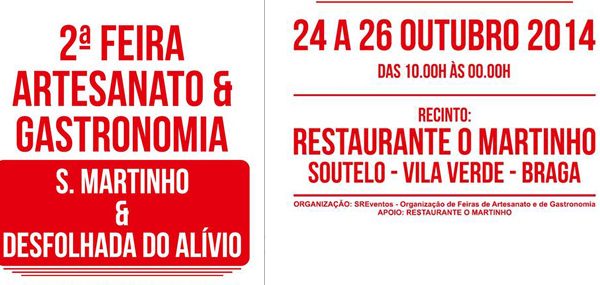 II Feira De Artesanato & Gastronomia "S. Martinho & Desfolhada Do Alívio"